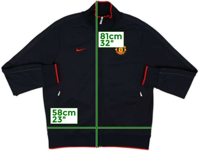 2011-12 Manchester United Nike Track Jacket - 10/10 - (XL)
