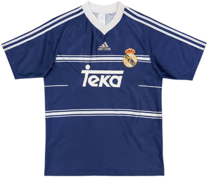 1998-99 Real Madrid Away Shirt - 4/10 - (XL.Boys)