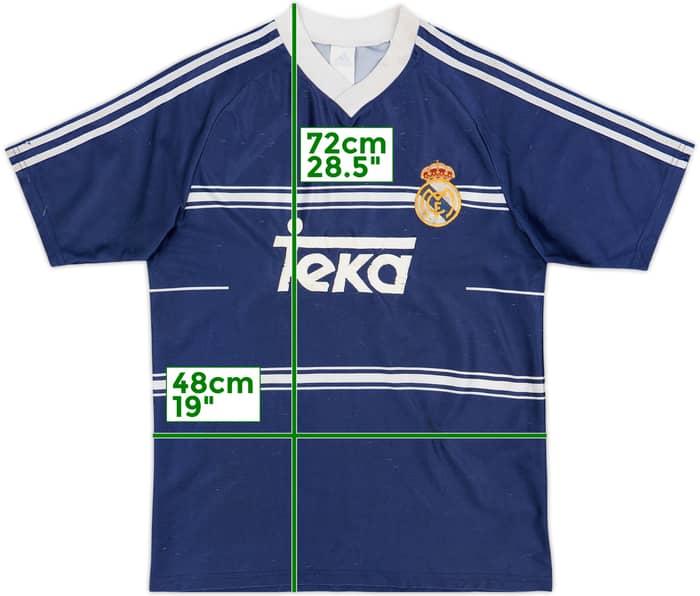 1998-99 Real Madrid Away Shirt - 4/10 - (XL.Boys)