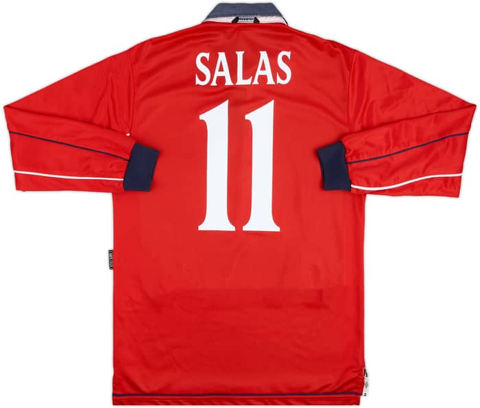 2000-01 Chile Home L/S Shirt Salas #11 - 7/10 - (S)