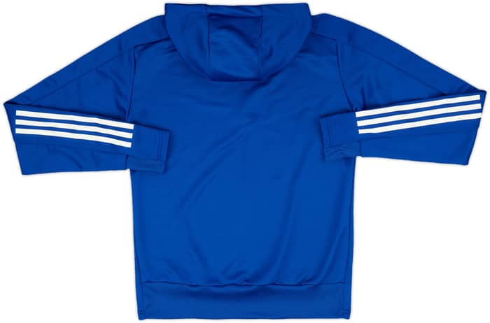 2021-22 Northern Ireland adidas Hooded 1/4 Zip Drill Top - 9/10 - (S)