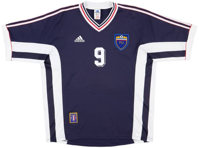 1998-99 Yugoslavia Home Shirt Mijatovic #9 - 9/10 - (L)