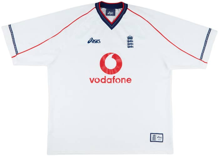 1990s England Cricket Home Shirt - 7/10 - (XXL)