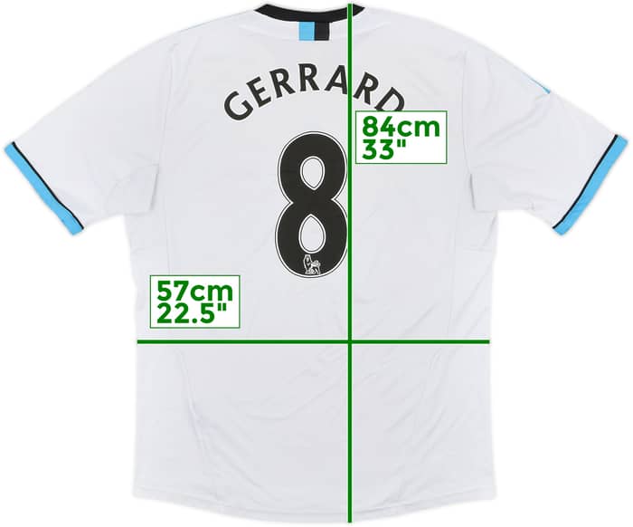 2011-12 Liverpool Third Shirt Gerrard #8 - 6/10 - (XL)