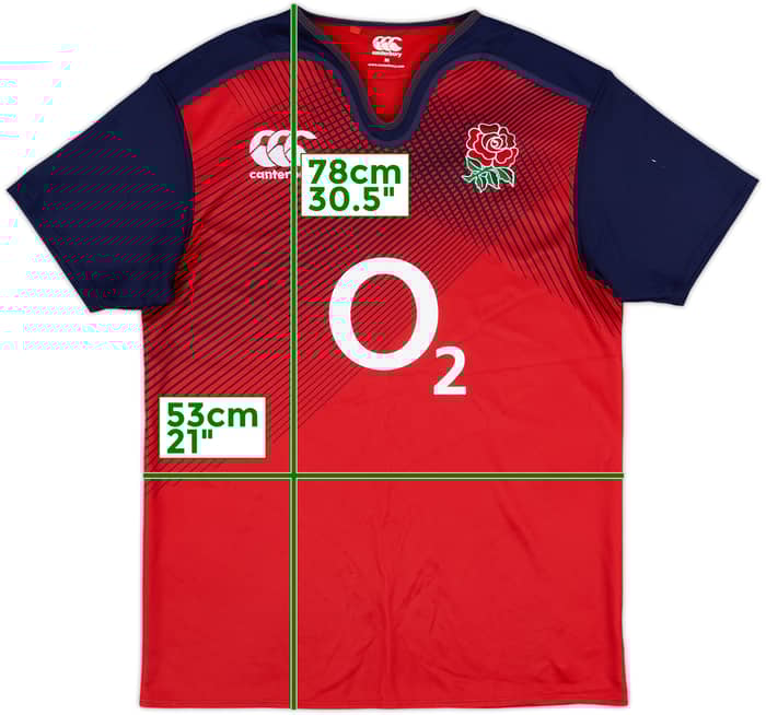 2015-16 England Rugby Canterbury Training Shirt - 8/10 - (M)