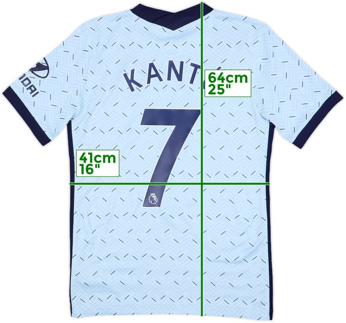 2020-21 Chelsea Away Shirt Kante #7 - 8/10 - (S)