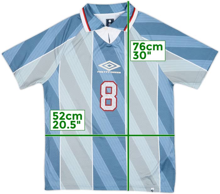 2010s Umbro x Pretty Green 'Retro 1996' England Shirt #8 - 6/10 - (S)