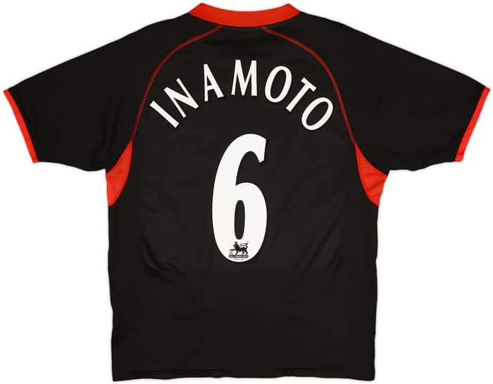 2003-04 Fulham Away Shirt Inamoto #6 - 9/10 - (M)