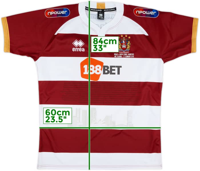 2018 Wigan Warriors Home Shirt - 9/10 - (3XL)