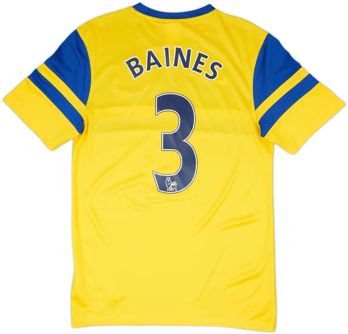 2013-14 Everton Away Shirt Baines #3 - 5/10 - (S)