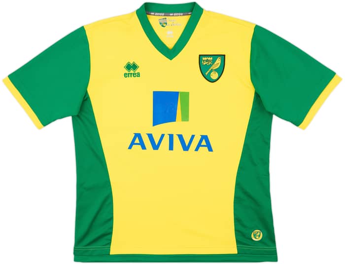 2013-14 Norwich Home Shirt - 6/10 - (L)