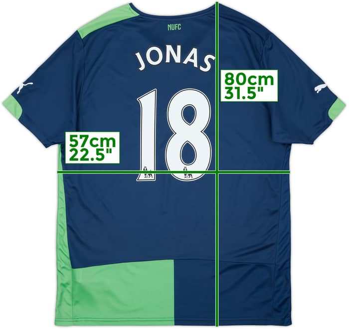 2014-15 Newcastle Third Shirt Jonas #18 - 8/10 - (XL)