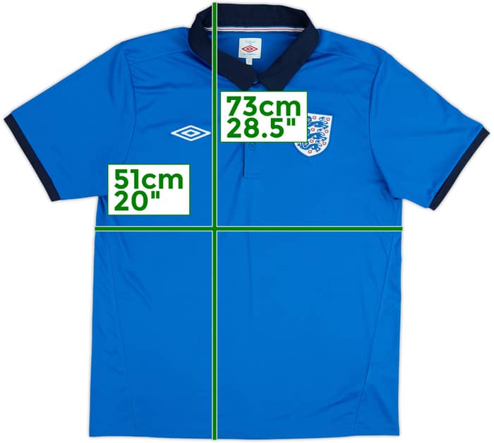 2010-11 England Umbro Polo Shirt - 9/10 - (L)