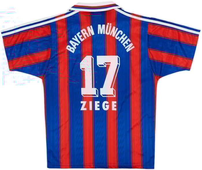 1995-97 Bayern Munich Home Shirt Ziege #17 - 6/10 - (S)