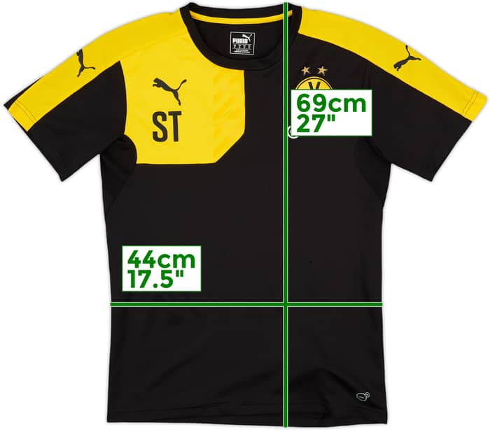 2015-16 Borussia Dortmund Staff Issue Puma Training Shirt ST - 8/10 - (M)