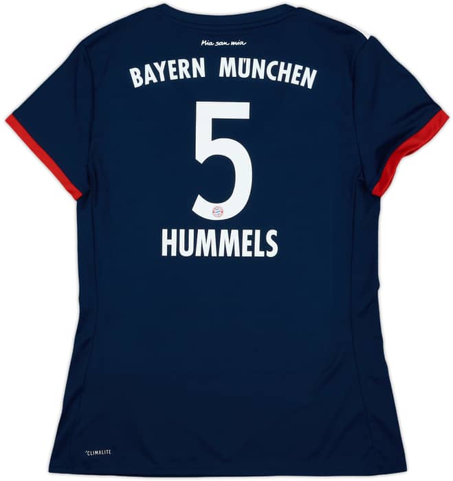 2017-18 Bayern Munich Away Shirt Hummels #5 - 10/10 - (Women's L)
