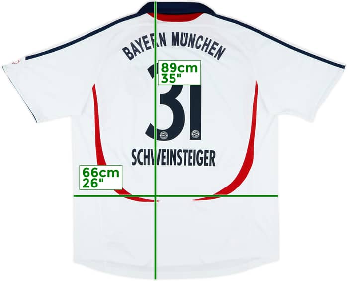 2006-07 Bayern Munich Away Shirt Schweinsteiger #31 - 8/10 - (XXL)