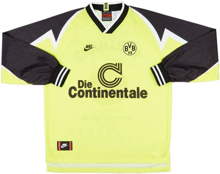 1995-96 Borussia Dortmund 'Deutscher Meister' Home L/S Shirt - 7/10 - (XL)