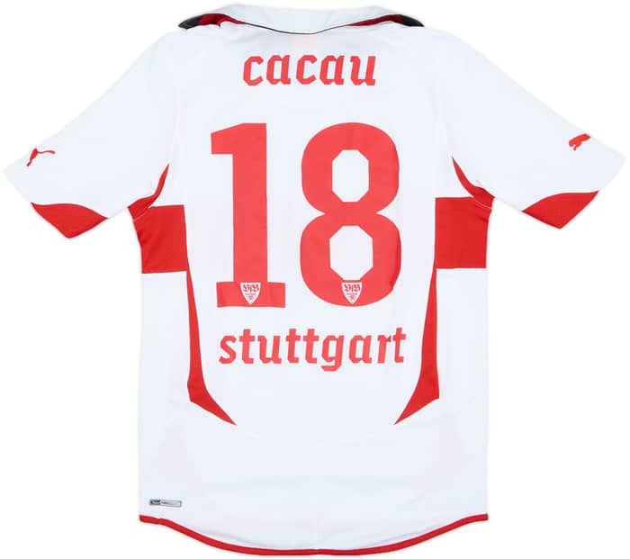 2010-11 Stuttgart Home Shirt Cacau #18 - 9/10 - (S)