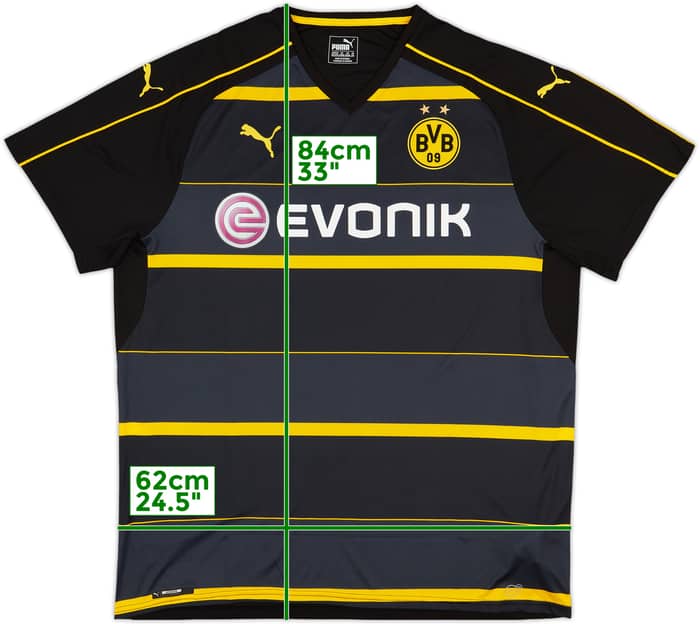 2016-17 Borussia Dortmund Away Shirt - 10/10 - (3XL)