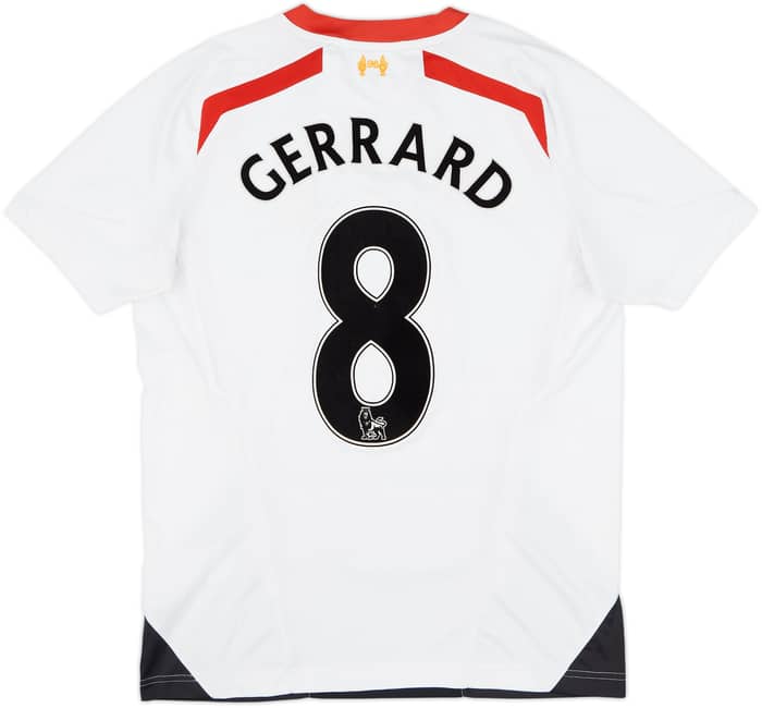 2013-14 Liverpool Away Shirt Gerrard #8 - 6/10 - (M)