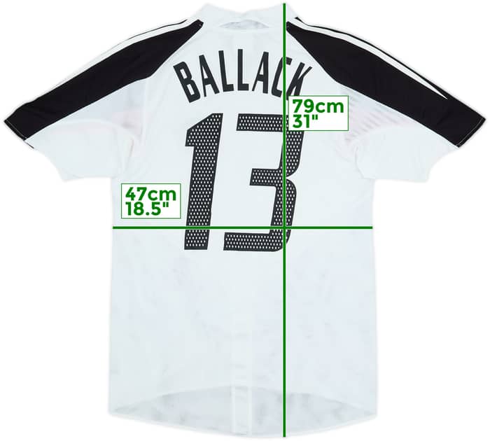 2004-05 Germany Home Shirt Ballack #13 - 5/10 - (S)