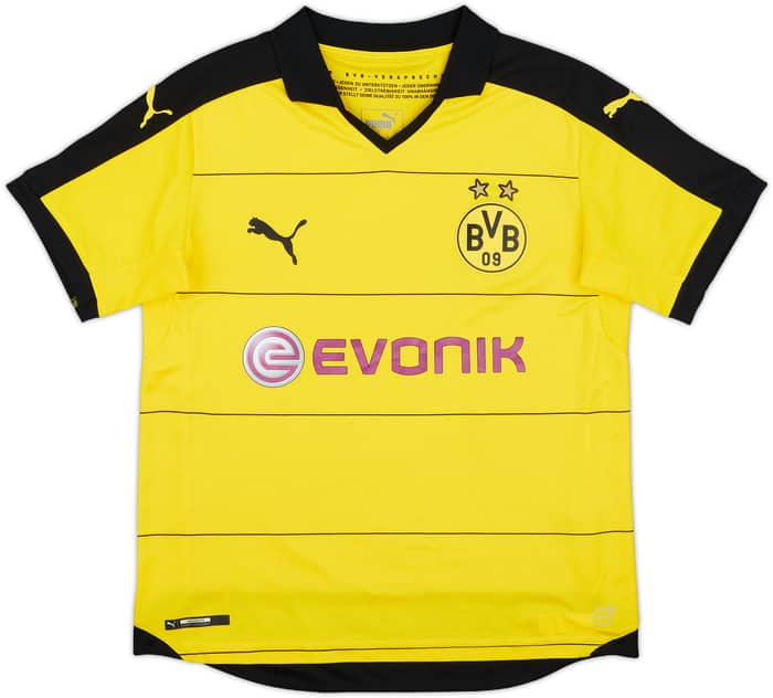 2015-16 Borussia Dortmund Home Shirt - 8/10 - (XL.Boys)