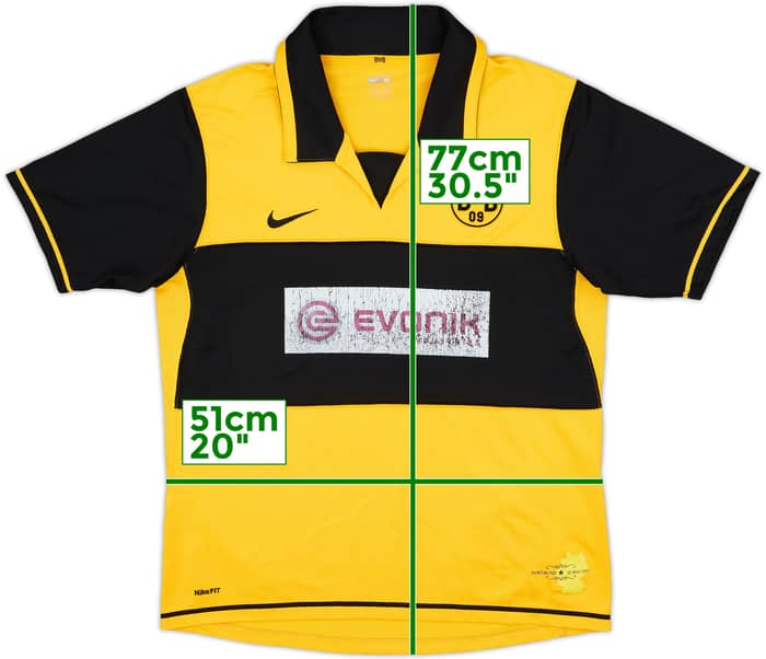 2007-08 Borussia Dortmund Home Shirt - 6/10 - (M)