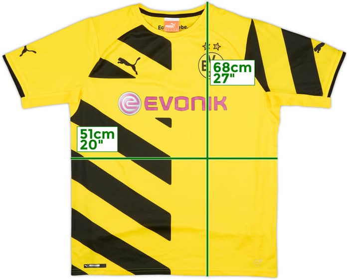 2014-15 Borussia Dortmund Home Shirt - 10/10 - (XL.Boys)