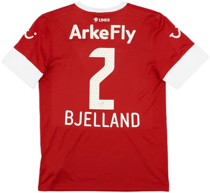 2012-13 FC Twente Home Shirt Bjelland #2 - 7/10 - (M)