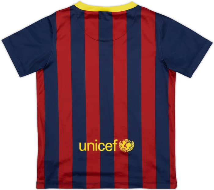 2013-14 Barcelona Basic Home Shirt - 6/10 - (S.Boys)