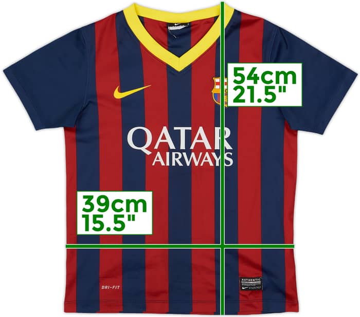 2013-14 Barcelona Basic Home Shirt - 6/10 - (S.Boys)