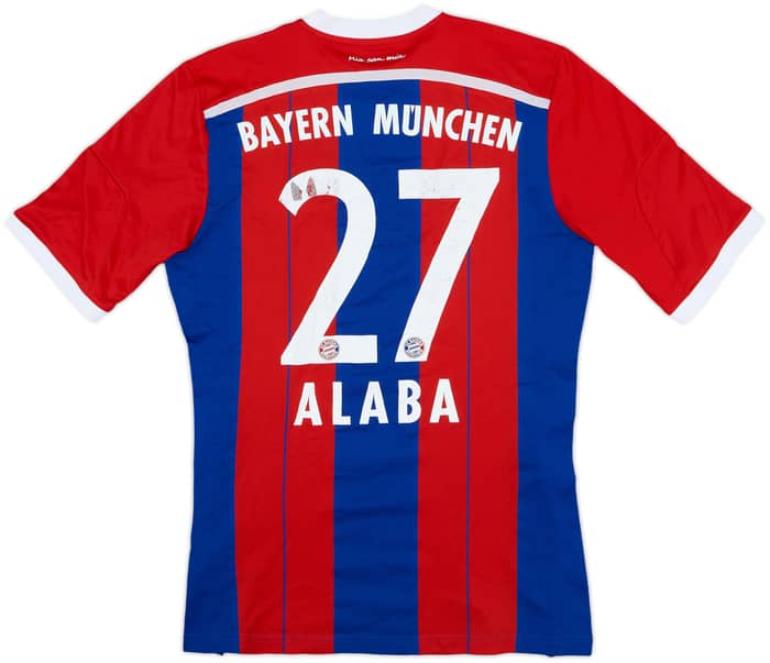 2014-15 Bayern Munich Home Shirt Alaba #27 - 5/10 - (M)
