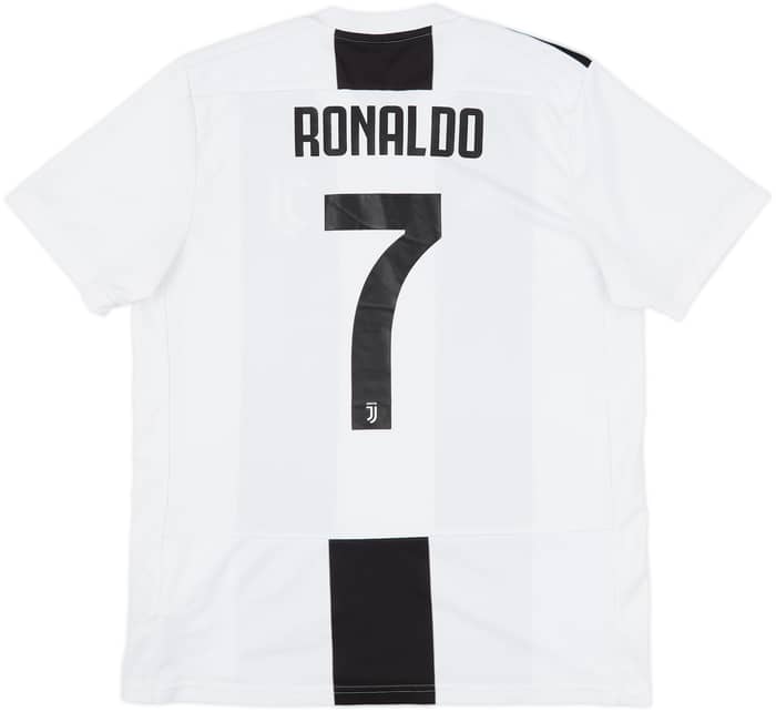 2018-19 Juventus Home Shirt Ronaldo #7 - 6/10 - (L)