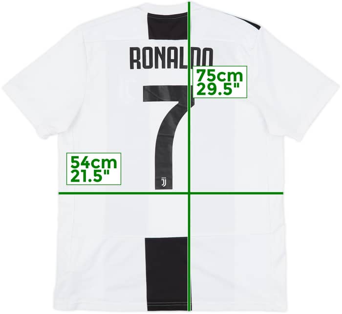 2018-19 Juventus Home Shirt Ronaldo #7 - 6/10 - (L)