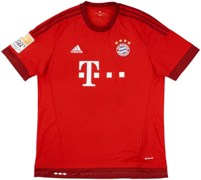 2015-16 Bayern Munich Home Shirt Muller #25 - 6/10 - (XL)