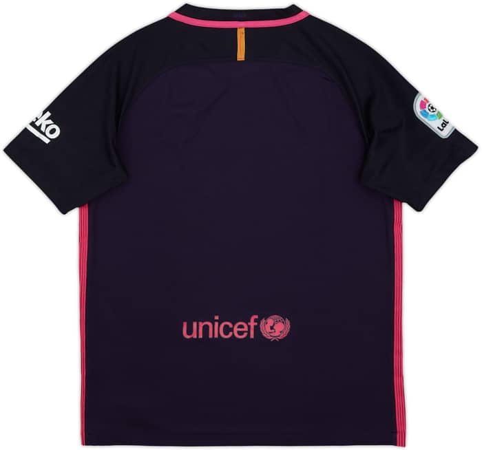 2016-17 Barcelona Away Shirt - 8/10 - (XL.Boys)