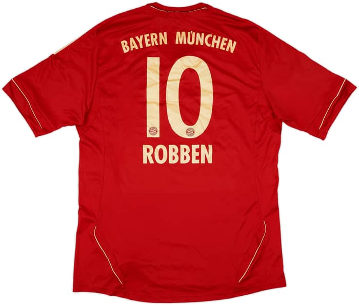 2011-13 Bayern Munich Home Shirt Robben #10 - 6/10 - (XL)