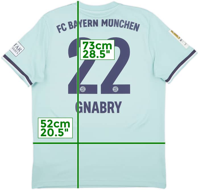 2018-19 Bayern Munich Away Shirt Gnabry #22 - 8/10 - (L)