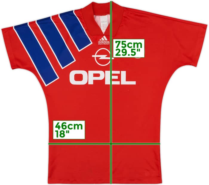 1991-93 Bayern Munich Home Shirt - 8/10 - (S)