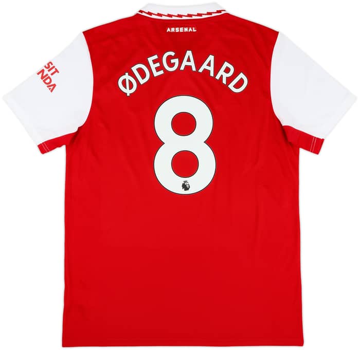 2022-23 Arsenal Home Shirt Odegaard #8 (L)