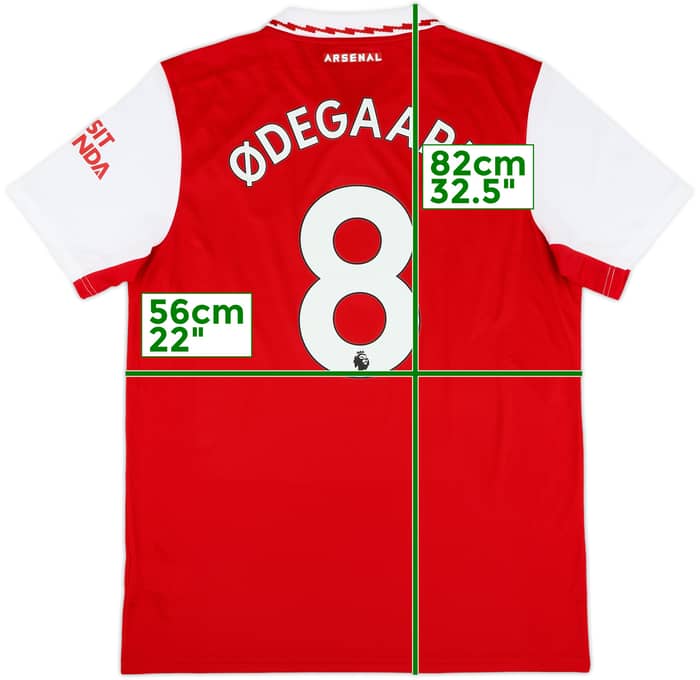 2022-23 Arsenal Home Shirt Odegaard #8 (L)