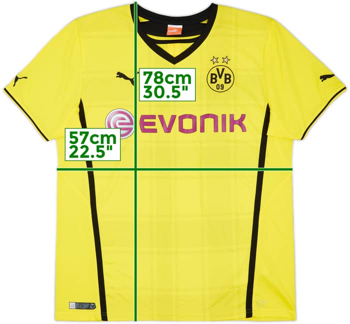 2013-14 Borussia Dortmund Home Shirt - 9/10 - (XL)