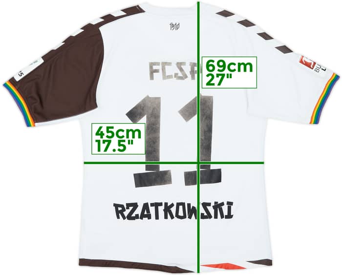 2015-16 St Pauli Away Shirt Rzatkowski #11 - 5/10 - (S)