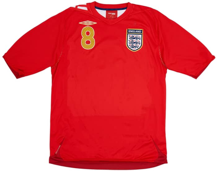 2006-08 England Away Shirt Lampard #8 - 5/10 - (L)