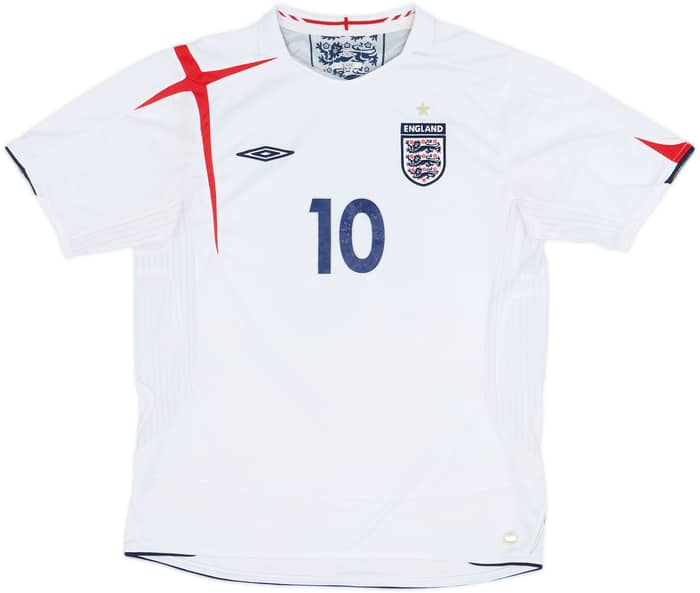 2005-07 England Home Shirt Owen #10 - 5/10 - (L)