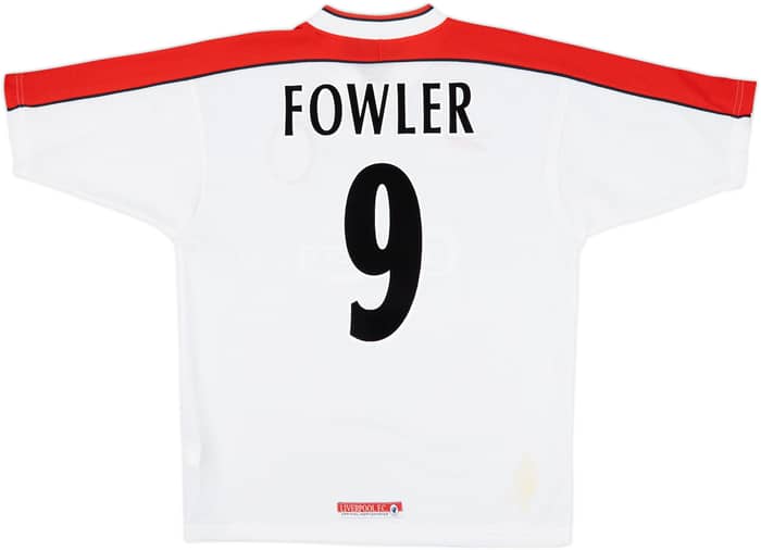 1998-99 Liverpool Away Shirt Fowler #9 - 9/10 - (M)