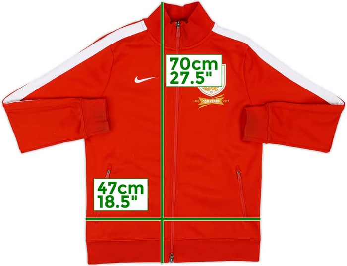 2013-14 England Nike Track Jacket - 7/10 - (XL.Boys)
