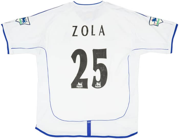 2001-03 Chelsea Away Shirt Zola #25 - 7/10 - (L)