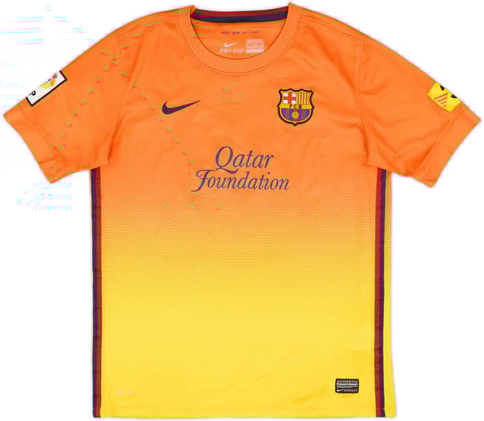 2012-13 Barcelona Away Shirt - 8/10 - (XL.Boys)